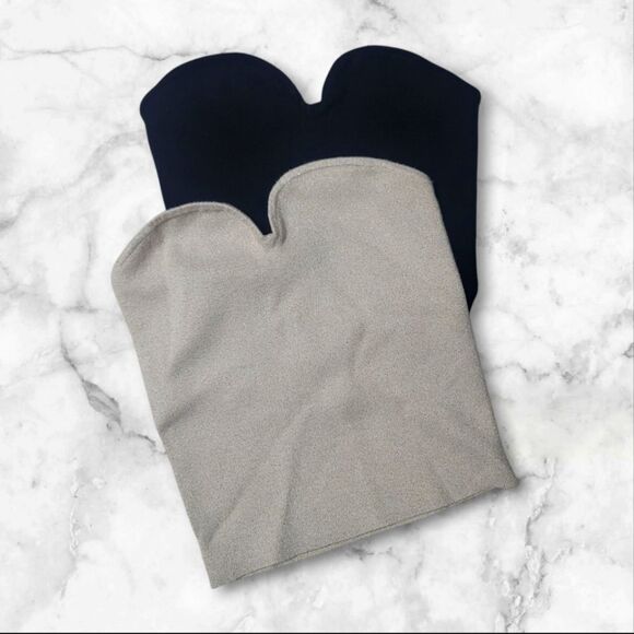 Abercrombie & Fitch Sweatheart Neckline Strapless Top Bundle, Medium - Picture 1 of 5